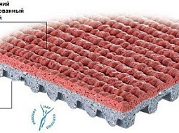 Спортивное резиновое напольное покрытие Tru-Court